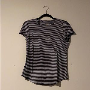 Gap Navy and White Striped t-shirt